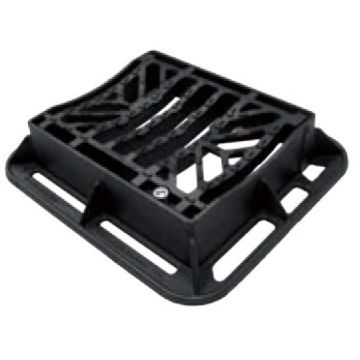 Puma V C250 Dished Gully Grating & Frame Locked 544 x 470mm O/A