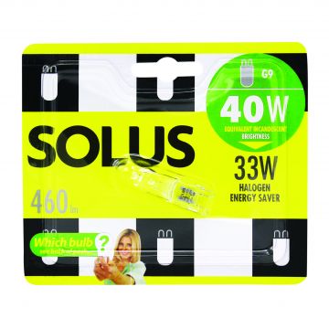 Solus 40w = 33w 240v G9 Halogen 30300