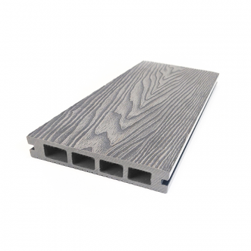 Montana Woodgrain Soft Grey Composite Decking 135 x 25 x 3600mm (.508m2)