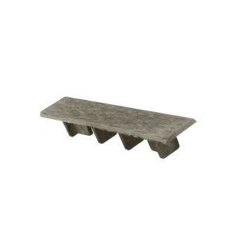 Composite End Piece 140 x 31mm Montana Soft Grey