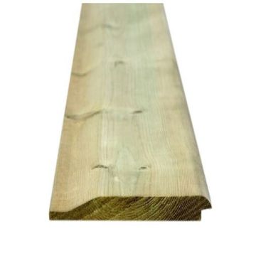 4.8m -150 x 22 W/D Treated Shiplapped Sheeting