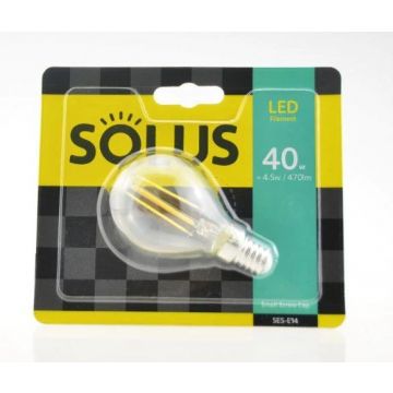 Solus 40w = 4.5w Ses Clear Golf Ball G45 Xcross