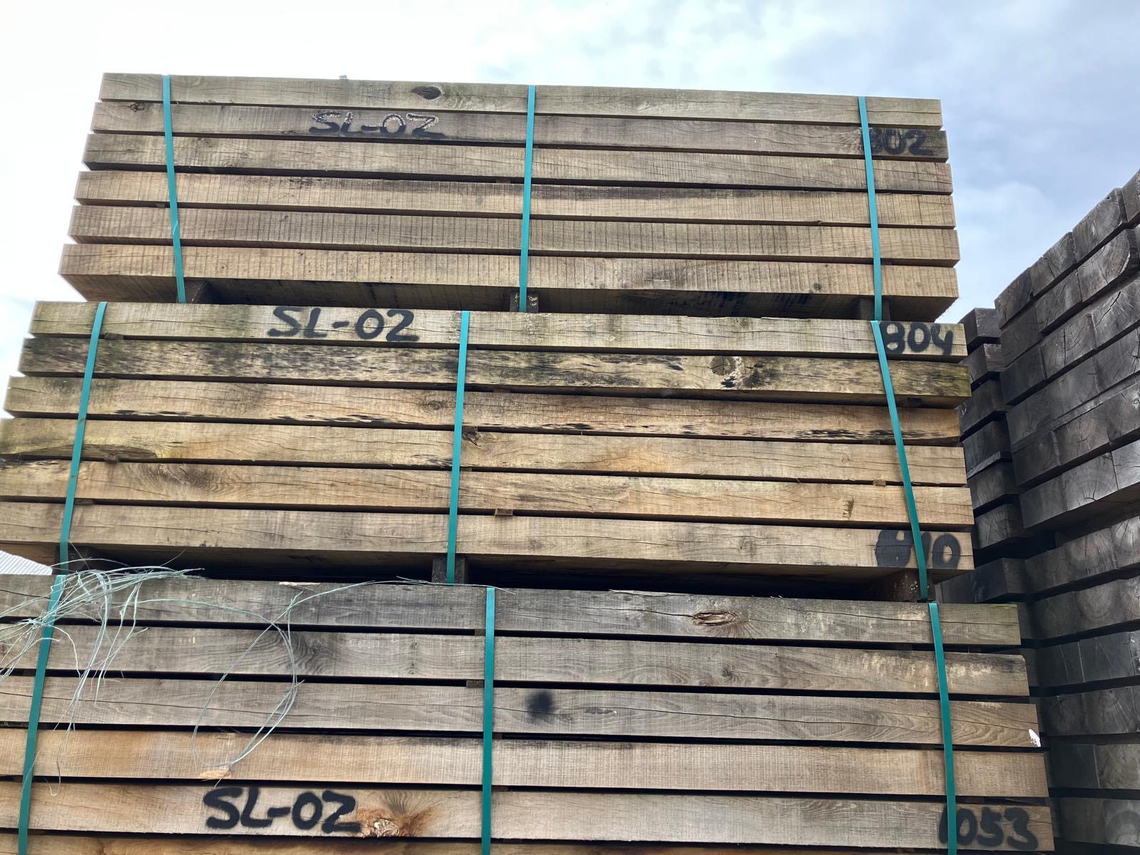 Oak Sleeper (Untreated) 200 x 100 x 2.4m